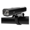 Lampka rowerowa LED 400 lumenów na przód rower USB akumulator czarna