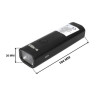 Lampka rowerowa LED 400 lumenów na przód rower USB akumulator czarna