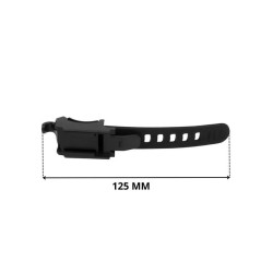 Lampka rowerowa LED 400 lumenów na przód rower USB akumulator czarna