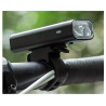 Lampka rowerowa LED 400 lumenów na przód rower USB akumulator czarna