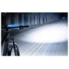 Lampka rowerowa LED 400 lumenów na przód rower USB akumulator czarna