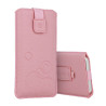 Etui Kieszonka Wonder M na telefon Nokia 215 225 230 5310 2020 230 2024 / Apple iPhone 5 5A SE jasnoróżowe