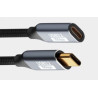 Przedłużka kabla USB-C PD 100W 3m czarna 10Gb/s 4K 60Hz