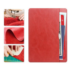 ETUI LEATHER CASE PEN na tablet Samsung Galaxy Tab S9 / Tab S9 FE / Tab S10 FE 11 / 10.9 cali czerwone z miejscem na rysik