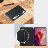 ETUI LEATHER CASE PEN na tablet Lenovo Tab P12 TB-370 / Pad Pro TB-371 12.7 cali czarne z miejscem na rysik
