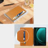 ETUI LEATHER CASE PEN na tablet Samsung Galaxy Tab S9+ / Tab S9 FE+ 12.4 cali brązowe z miejscem na rysik