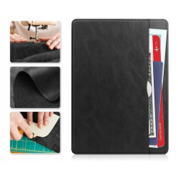 ETUI LEATHER CASE PEN na tablet Samsung Galaxy Tab S9+ / Tab S9 FE+ 12.4 cali czarne z miejscem na rysik