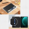 ETUI LEATHER CASE PEN na tablet Samsung Galaxy Tab S9+ / Tab S9 FE+ 12.4 cali czarne z miejscem na rysik