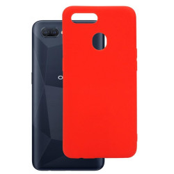 Etui Jelly Case na telefon OPPO A12 CPH2077 czerwone MATT