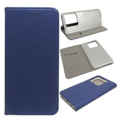 Etui Smart Magnet na telefon Infinix NOTE 30 Pro 4G LTE X678B granatowe