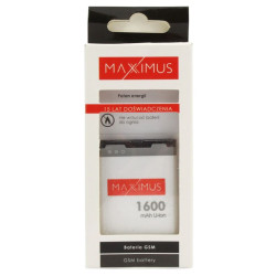 BATERIA MAXXIMUS do telefonu NOKIA 5800 1600 mAh BL-5J