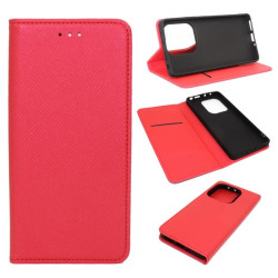 Etui Smart Magnet na telefon Xiaomi Redmi Note 13 Pro 4G / Redmi Note 14S 4G / POCO M6 Pro 4G czerwone