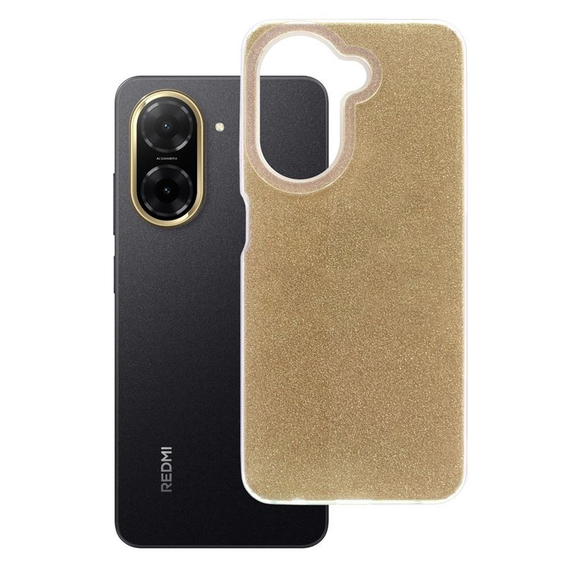 Etui Jelly Case SHINING HQ na telefon Xiaomi Redmi A5 4G 25028PC03G 171,7mm złote