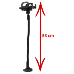 Uchwyt samochodowy na telefon / smartfon / nawigację / GPS szyba kratka długi 53cm PL81 MOCNY HOLDER