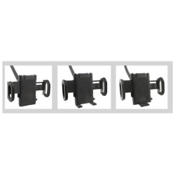 Uchwyt samochodowy na telefon / smartfon / nawigację / GPS szyba kratka długi 53cm PL81 MOCNY HOLDER