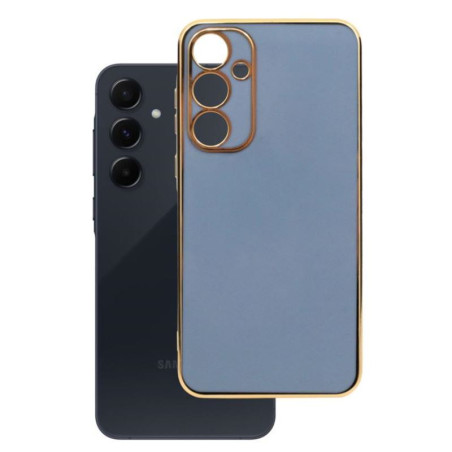 Etui Glamour na telefon Samsung Galaxy M55 5G M556 niebieskie