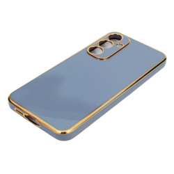 Etui Glamour na telefon Samsung Galaxy M55 5G M556 niebieskie