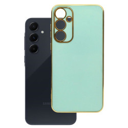 Etui Glamour na telefon Samsung Galaxy M55 5G M556 miętowe