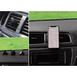 Uchwyt samochodowy do kratki magnetyczny na telefon / smartfon / nawigację / GPS A1 PL49