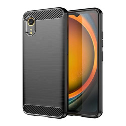 Etui Bumper Carbon LUX na telefon Samsung Galaxy XCover 7 5G G556 czarne