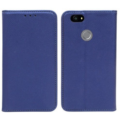Etui Smart Magnet na telefon Huawei NOVA CAN-L11 granatowy