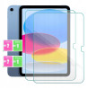 2 x 9H SZKŁO hartowane ochronne na tablet Apple iPad 10 gen 2022 A2696 A2757 / iPad 11 gen 2025 A16 A3354 A3355