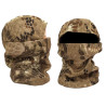 Kominiarka motocyklowa narciarska pod kask - Balaclava maska na motor motocykl kamuflaż 3w1 poliester polar uniwersalna wąż 3