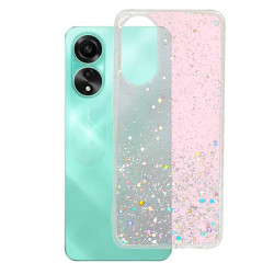 Etui GLITTER Case na telefon OPPO A78 4G CPH2565 różowe