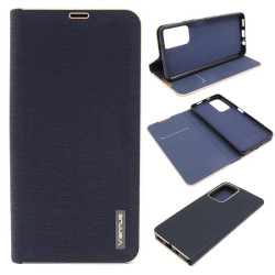 Etui Flip Vennus na telefon Xiaomi Redmi Note 11 5G / 11S 5G / 11T 5G / POCO M4 Pro 5G granatowe