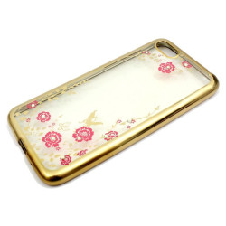 Etui Bumper Glossy Diamond na telefon Huawei Y5 2018 złote