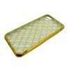 Etui Nakładka Grid Case na telefon Apple iPhone 7 A1660 / 8 A1863 / SE 2020 A2296 / SE 2022 A2783 złote