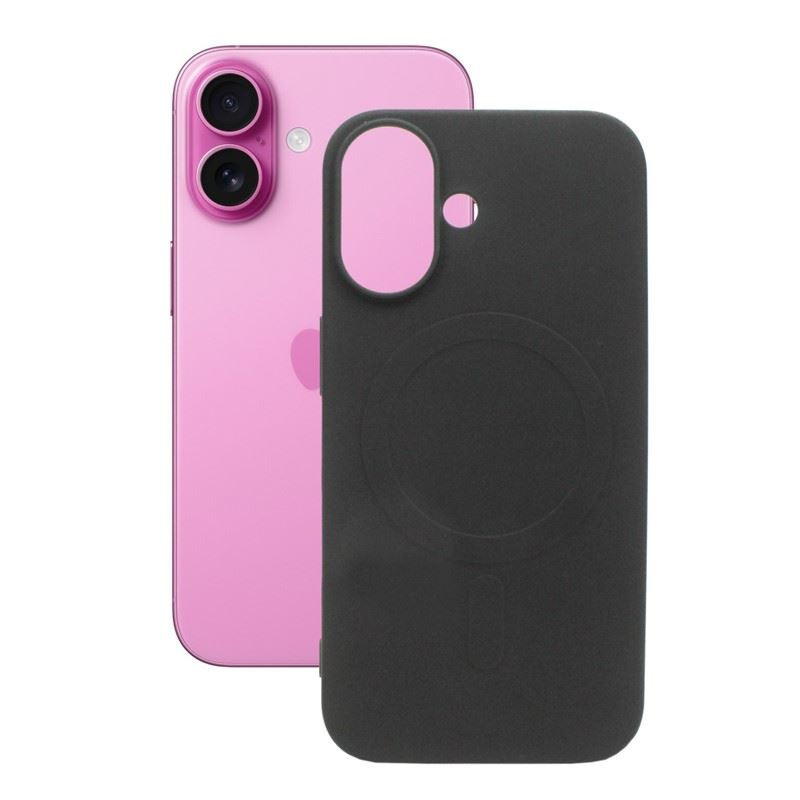 Etui Mercury MagSafe SILICONE na telefon Apple iPhone 16 A3287 czarne