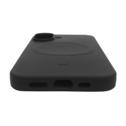 Etui Mercury MagSafe SILICONE na telefon Apple iPhone 16 A3287 czarne