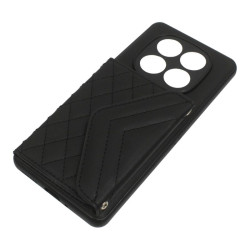 Etui Pocket Belle Strap na telefon Xiaomi Redmi Note 14 Pro 5G / 14 Pro+ 5G / POCO X7 5G czarne