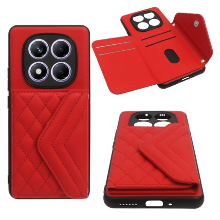 Etui Pocket Belle Strap na telefon Xiaomi Redmi Note 14 Pro 5G / 14 Pro+ 5G / POCO X7 5G czerwone