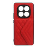 Etui Pocket Belle Strap na telefon Xiaomi Redmi Note 14 Pro 5G / 14 Pro+ 5G / POCO X7 5G czerwone