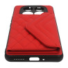 Etui Pocket Belle Strap na telefon Xiaomi Redmi Note 14 Pro 5G / 14 Pro+ 5G / POCO X7 5G czerwone