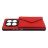 Etui Pocket Belle Strap na telefon Xiaomi Redmi Note 14 Pro 5G / 14 Pro+ 5G / POCO X7 5G czerwone