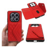 Etui Pocket Belle Strap na telefon Xiaomi Redmi Note 14 Pro 5G / 14 Pro+ 5G / POCO X7 5G czerwone