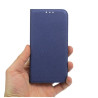 Etui Smart Magnet na telefon Apple iPhone 16 A3287 granatowe