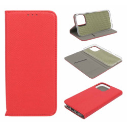 Etui Smart Magnet na telefon Apple iPhone 16 Pro Max A3296 czerwone