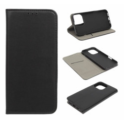 Etui Smart Magnet na telefon Apple iPhone 16 Pro Max A3296 czarne gładkie