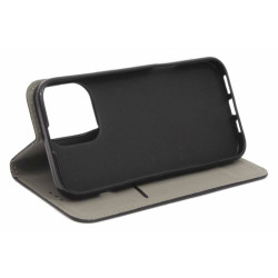 Etui Smart Magnet na telefon Apple iPhone 16 Pro Max A3296 czarne gładkie