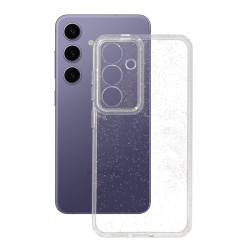 Etui Jelly Case GLITTER na telefon Samsung Galaxy S24 5G S921 bezbarwne