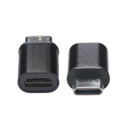 Adapter micro USB na USB-C czarny | Przejściówka 3.1