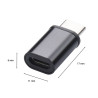 Adapter micro USB na USB-C czarny | Przejściówka 3.1