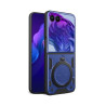 Etui Pancerne MAGNETIC na telefon motorola razr 50 5G XT2453 / razr 60 5G XT2553 niebieskie