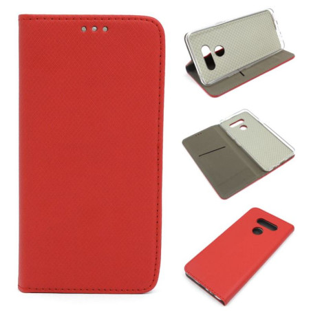 Etui Smart Magnet na telefon LG K50S X540 czerwone