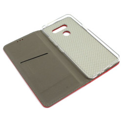 Etui Smart Magnet na telefon LG K50S X540 czerwone