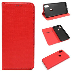 Etui Smart Magnet na telefon motorola one XT1941 / p30 play XT1943 czerwone